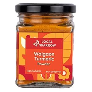 Local Sparrow Waigaon Turmeric Powder|100 grams| High Curcumin| No ...