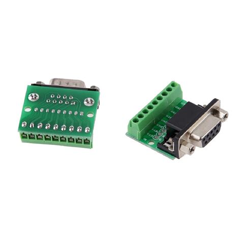 Electronic Spices DB9 Male Screw Terminal to RS232 RS485 Conversion ...