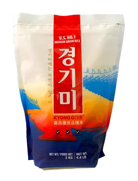 Buy Seoul Shik Poom Kyong Gi Medium Grain Rice 4.4lb 2kg Seoul Shik ...