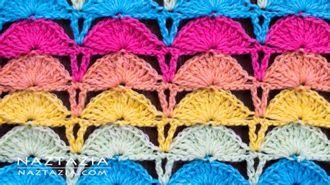 Image result for Embossed Fan Stitch Crochet Pattern