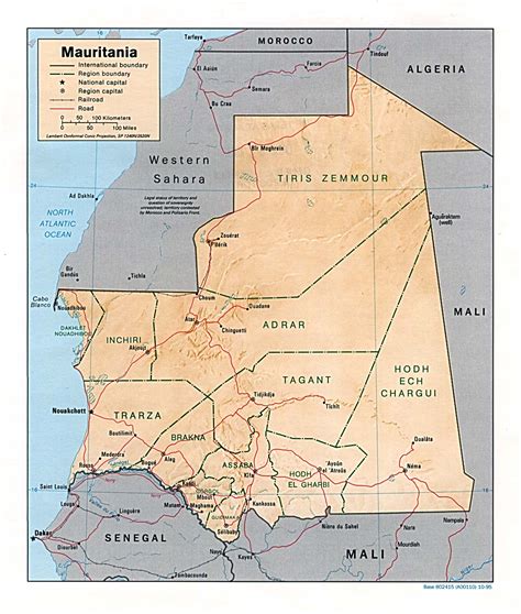Maps of Mauritania | Map Library | Maps of the World