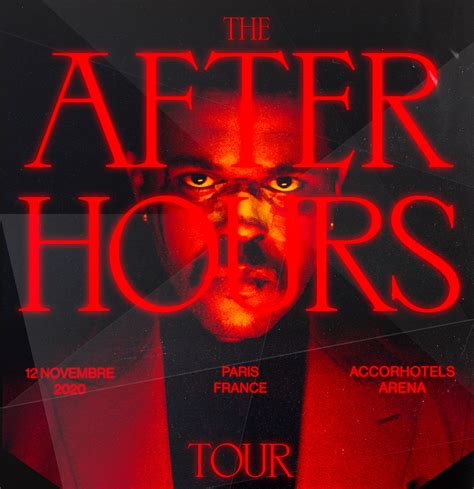 Vous voulez voir The Weeknd en concert à l'AccorHotels Arena de Paris ...