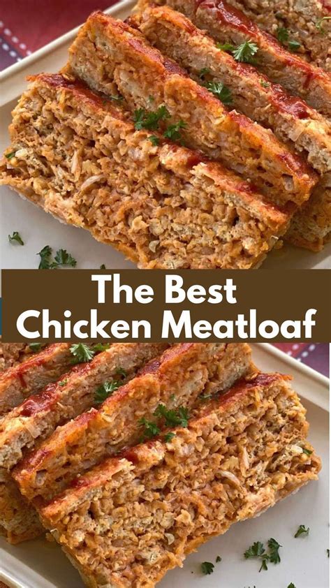 Ground chicken meatloaf – Artofit