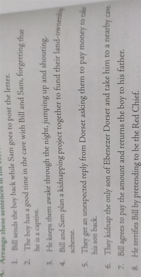 ReadingA. Arrange these sentences in the correct order.1. Bill sends ...