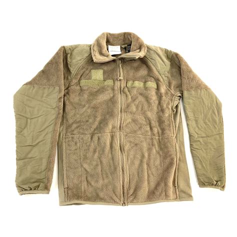 USGI ECWCS GEN III FLEECE COLD WEATHER JACKET Medium Regular Coyote Tan ...