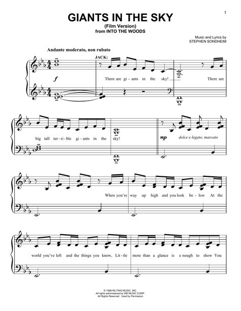 Giants In The Sky (Film Version) (from Into The Woods) by Stephen ...