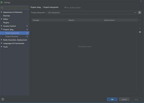 PyCharm Python Version Configure 的图像结果