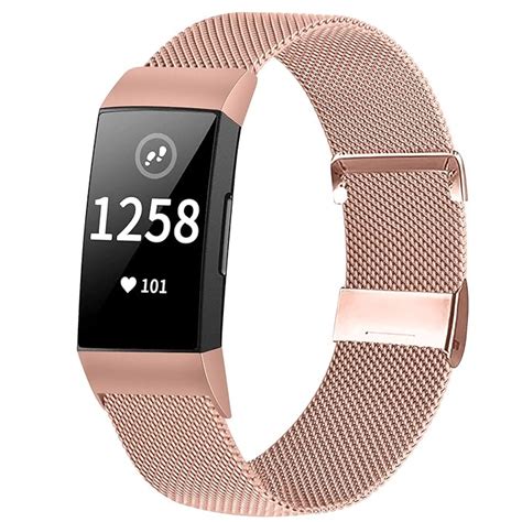 XFYELE Metal Mesh Stainless Steel Watch Band Compatible with Fitbit ...