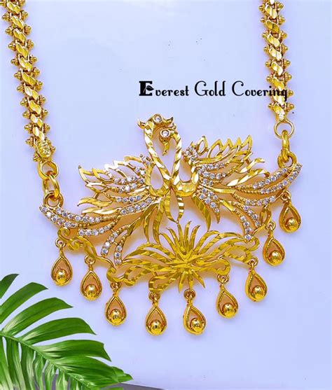 Buy Attractive White Stone Peacock Dollar Chain Model