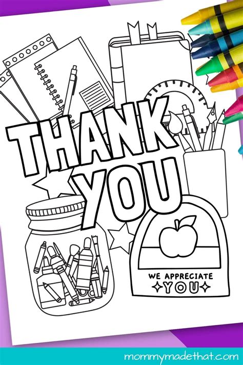 Teacher Appreciation Coloring Pages