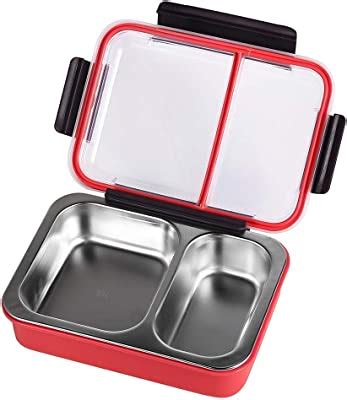 Buy Femora High Stainless Steel, 4 Compartment Container Lunch Box for ...