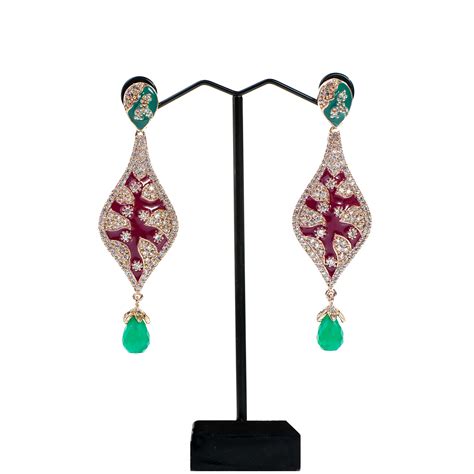 American Diamond Danglers # – RKG SHOPPING