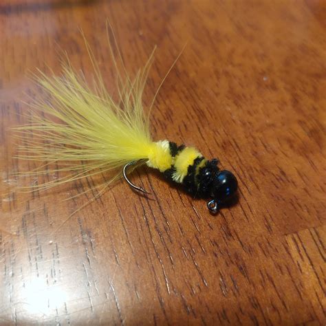 Bumble bee Marabou Jig – Obie Jigs