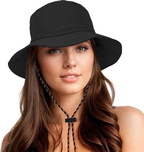 Waterproof Bucket Hat for Women UPF 50+ Sun Hat UV Protection Packable ...