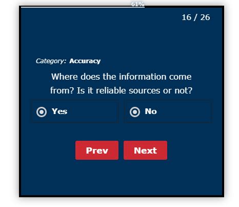 Using CRAAP Test 的图像结果