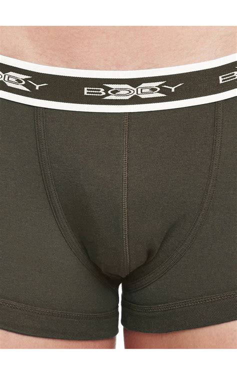Buy BodyX Solid Trunks-BX05T-Coffe Brown Online | BodyX