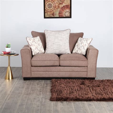 Buy Jesebel Fabric 2-Seater Sofa - Brown from Home Centre at just INR ...