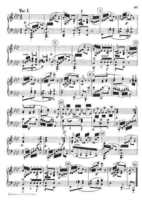 贝多芬-《32首钢琴奏鸣曲》全集 - 降A大调第十二钢琴奏鸣曲钢琴谱-环球钢琴网