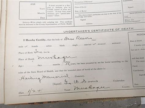 Old death certificate ledgers found in OKC | News | muskogeephoenix.com