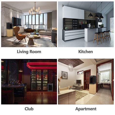 Dual Zone Wine Cooler, Maisee 12 Bottles Mini Small Wine Cooler ...