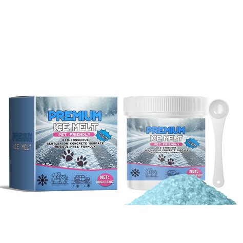 Pet-Friendly Ice Melt – Fast-Acting Magnesium Chloride Formula, Safer ...