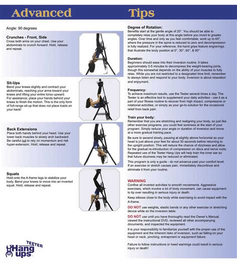 5 Inversion Table Exercises