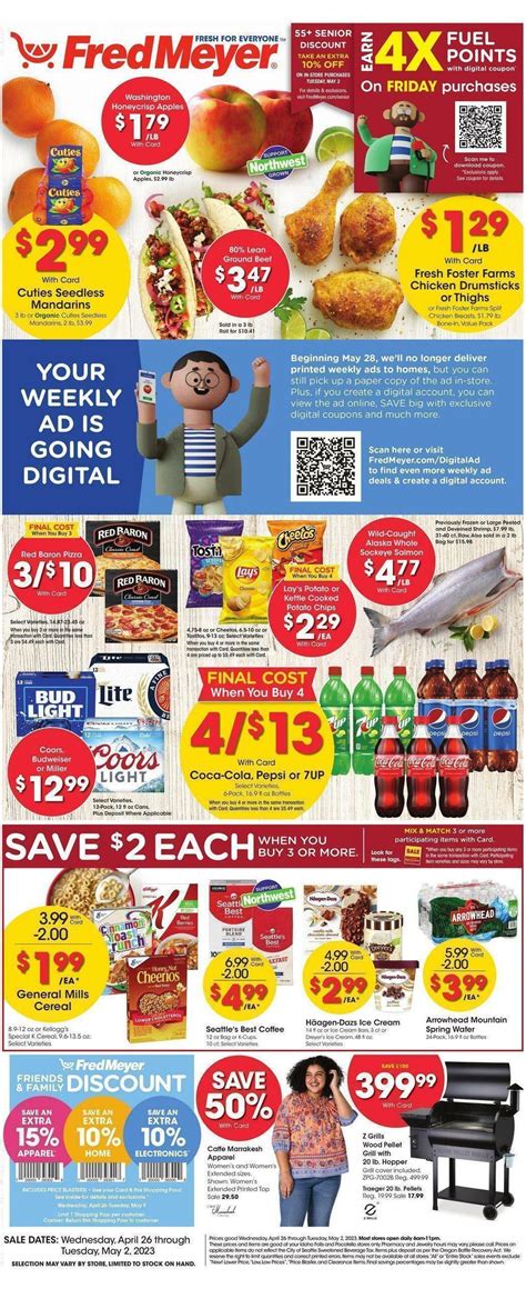 Fred Meyer Weekly Ad & Specials from April 26
