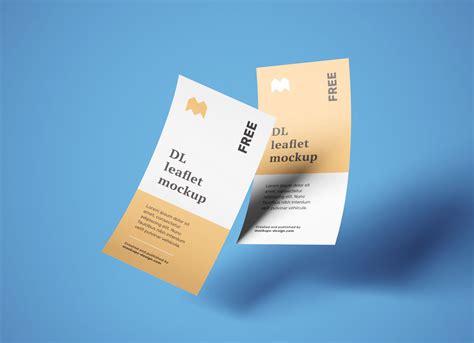 Free DL One Page Leaflet / Flyer Mockup PSD Set - Good Mockups