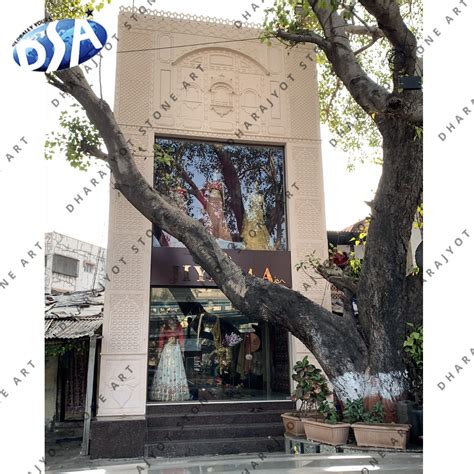 Sandstone Cladding Work Cladding Elevation – Dharajyot Stone Art