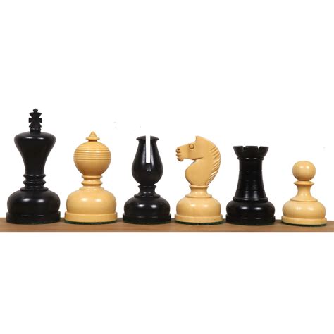 Slightly Imperfect 3.1" Library Series Staunton Chess Set - Chess Piec