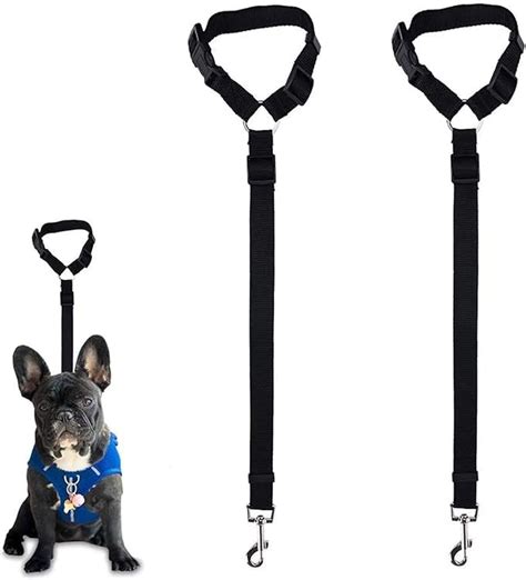 LEVGRY Dog Cat Safety Seat Belt Strap Car Headrest Restraint Adjustable ...