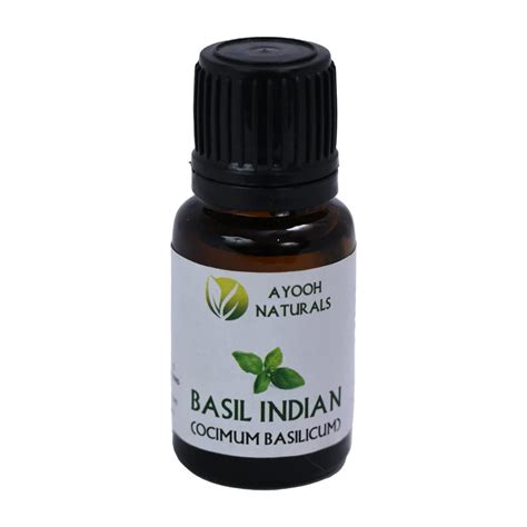 AYOOH NATURALS - Basil Indian Essential Oil 10 ml : Amazon.in: Health ...