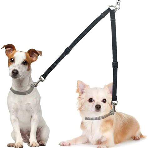 RUseeN Double Dog Leash, Two Dog Leash Splitter, Adjustable Length ...