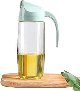 Wrixty Oil/Vinegar Cruet Glass Olive Oil Dispenser Bottle Set for ...