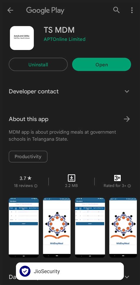 TS Mid Day Meals Daily Attendance App Procedure in Telugu with ...