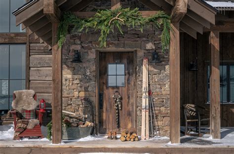 Entrance Rustic Home Designs