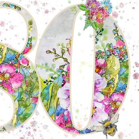 Happy 80th Birthday Card : With Love on your Special Day