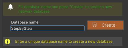 Image result for Step One Create Database