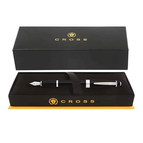 Own Cross Fountain Pen - Bailey Black Lacquer — SWASTIK penn