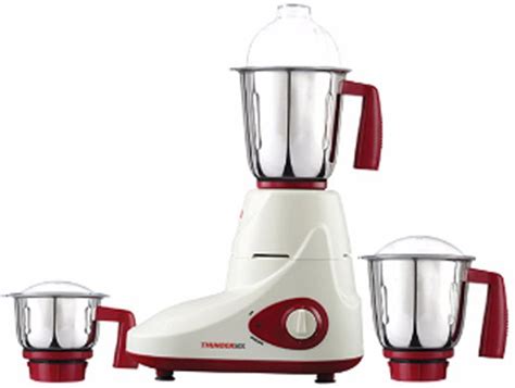 Buy V-Guard Thunder Mix 3 Jar 750 W Mixer Grinder(Ivory, 3 Jars) Online ...