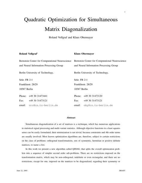 Image result for Simultaneous Diagonalization