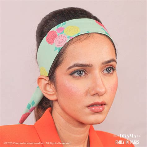 Buy Multi-color Rose Themed Scarf – Hair Drama Company