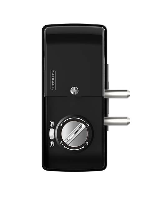 Schlage SDL-260T Digital Rim Glass Door Lock With PIN Code & Card Key ...