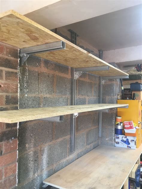 Unistrut Shelving for Garage Wall Storage