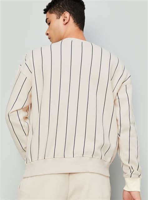 Buy Men Striped Athleisure Sweatshirt Online at just Rs. 999.0 ...