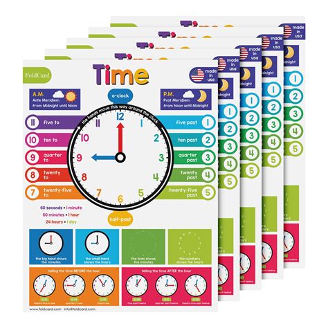 Time Chart For Preschool To Grade 1 Kids Learn How | Desertcart INDIA