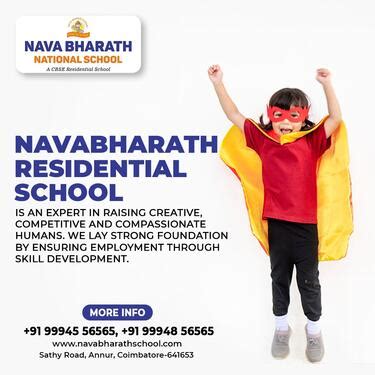 NAVA BHARATH NATIONAL SCHOOL In Annur - Cbsc Syllebus School In Annur ...