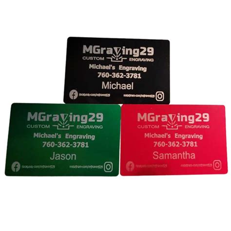 Stainless Steel Business Cards 的图像结果