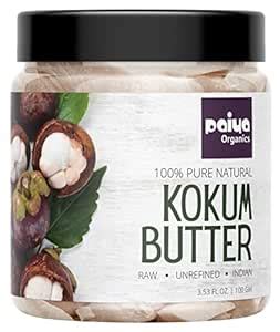 Buy Paiya Organics 100% Pure Natural Kokum Butter Raw | Unrefined ...