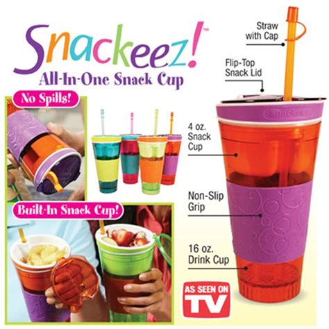 Snackeez As Seen On TV Snack Cup in 2021 | Snack cups, Snack holders ...